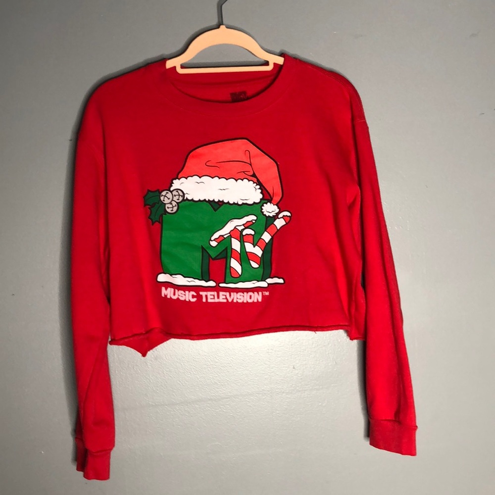 Crop too sweater